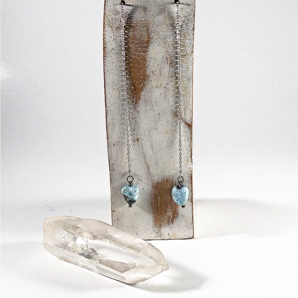 Larimer Drop Thread Earrings - Picture 7 of 7